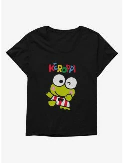 Outlet 🧨 Keroppi All Smiles 👧 Girls T-Shirt Plus Size 😉 -Cheap Sanrio Store 19359422 hi