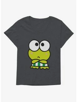 Brand new 😍 Keroppi Grumpy 👧 Girls T-Shirt Plus Size 😍 -Cheap Sanrio Store 19359614 hi