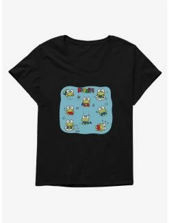 Best reviews of 🛒 Keroppi Happy Vibes 👧 Girls T-Shirt Plus Size 🎉 -Cheap Sanrio Store 19359641 hi