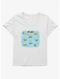 Best reviews of ๐ Keroppi Happy Vibes ๐ง Girls T-Shirt Plus Size ๐