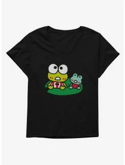 Discount 🧨 Keroppi & Kokero Sitting 👧 Girls T-Shirt Plus Size 👍 -Cheap Sanrio Store 19359678 hi