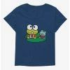 Discount 🧨 Keroppi & Kokero Sitting 👧 Girls T-Shirt Plus Size 👍 -Cheap Sanrio Store 19359697 hi