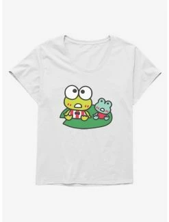 Discount 🧨 Keroppi & Kokero Sitting 👧 Girls T-Shirt Plus Size 👍 -Cheap Sanrio Store 19359706 hi
