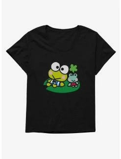 Flash Sale 👏 Keroppi & Kokero Smiling 👧 Girls T-Shirt Plus Size 🤩 -Cheap Sanrio Store 19359715 hi 1