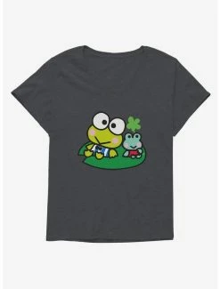 Flash Sale 👏 Keroppi & Kokero Smiling 👧 Girls T-Shirt Plus Size 🤩 -Cheap Sanrio Store 19359724 hi