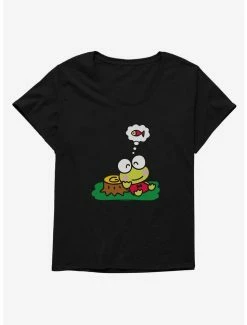 Best Sale ⌛ Keroppi Outdoor Thinking 👧 Girls T-Shirt Plus Size 🥰 -Cheap Sanrio Store 19359788 hi