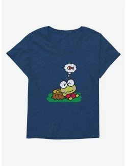 Best Sale ⌛ Keroppi Outdoor Thinking 👧 Girls T-Shirt Plus Size 🥰 -Cheap Sanrio Store 19359806 hi
