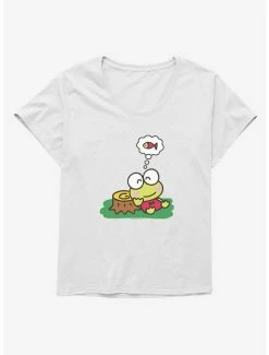 Best Sale โ Keroppi Outdoor Thinking ๐ง Girls T-Shirt Plus Size ๐ฅฐ