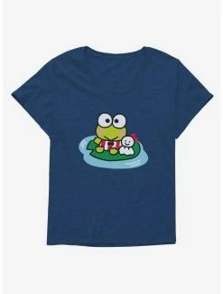 Hot Sale 🥰 Keroppi & Teru Teru Sitting 👧 Girls T-Shirt Plus Size 👍 -Cheap Sanrio Store 19359879 hi