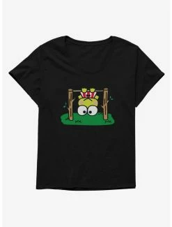 Hot Sale 🧨 Keroppi Upside Down 👧 Girls T-Shirt Plus Size 🛒