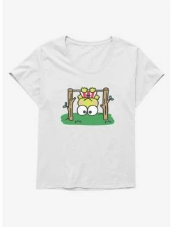 Hot Sale 🧨 Keroppi Upside Down 👧 Girls T-Shirt Plus Size 🛒 -Cheap Sanrio Store 19359925 hi