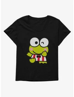 Budget 😀 Keroppi Winking 👧 Girls T-Shirt Plus Size 🌟 -Cheap Sanrio Store 19360007 hi