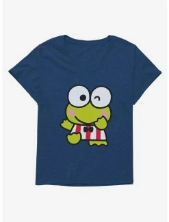 Budget 😀 Keroppi Winking 👧 Girls T-Shirt Plus Size 🌟 -Cheap Sanrio Store 19360025 hi