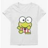Budget 😀 Keroppi Winking 👧 Girls T-Shirt Plus Size 🌟 -Cheap Sanrio Store 19360034 hi
