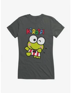 Best Sale ✨ Keroppi All Smiles 👧 Girls T-Shirt 😍 -Cheap Sanrio Store 19360076 hi