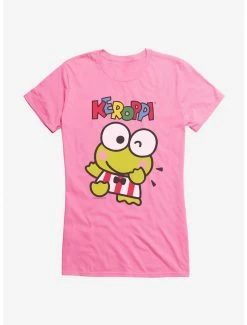 Best Sale ✨ Keroppi All Smiles 👧 Girls T-Shirt 😍 -Cheap Sanrio Store 19360083 hi