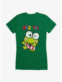 Best Sale ✨ Keroppi All Smiles 👧 Girls T-Shirt 😍 -Cheap Sanrio Store 19360097 hi