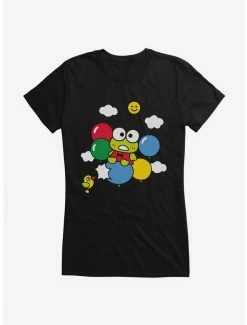 Flash Sale 💯 Keroppi Balloon Escape 👧 Girls T-Shirt ✔️