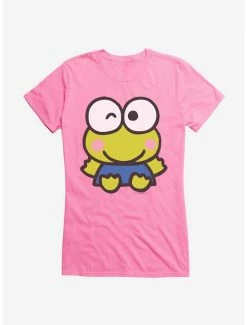 Discount 🌟 Keroppi Cheers 👧 Girls T-Shirt 🧨 -Cheap Sanrio Store 19360181 hi 1