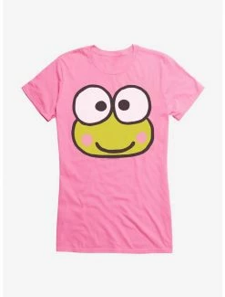 Best deal 🎁 Keroppi Face Icon 👧 Girls T-Shirt 🎉 -Cheap Sanrio Store 19360279 hi