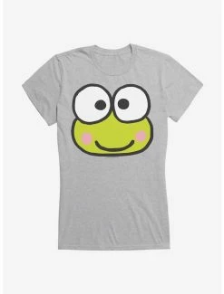 Best deal 🎁 Keroppi Face Icon 👧 Girls T-Shirt 🎉 -Cheap Sanrio Store 19360286 hi