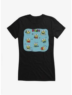 Discount 😍 Keroppi Happy Vibes 👧 Girls T-Shirt 🎉 -Cheap Sanrio Store 19360363 hi