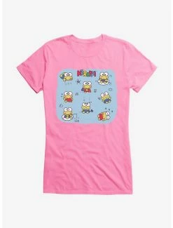 Discount 😍 Keroppi Happy Vibes 👧 Girls T-Shirt 🎉 -Cheap Sanrio Store 19360377 hi