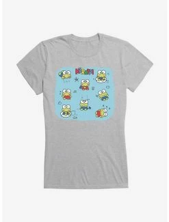 Discount 😍 Keroppi Happy Vibes 👧 Girls T-Shirt 🎉 -Cheap Sanrio Store 19360384 hi