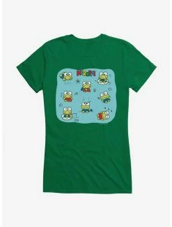 Discount 😍 Keroppi Happy Vibes 👧 Girls T-Shirt 🎉 -Cheap Sanrio Store 19360391 hi