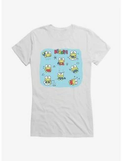 Discount 😍 Keroppi Happy Vibes 👧 Girls T-Shirt 🎉 -Cheap Sanrio Store 19360405 hi