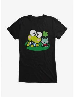 Hot Sale ⌛ Keroppi & Kokero Smiling 👧 Girls T-Shirt 🌟 -Cheap Sanrio Store 19360461 hi 1