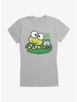 Hot Sale ⌛ Keroppi & Kokero Smiling 👧 Girls T-Shirt 🌟 -Cheap Sanrio Store 19360482 hi