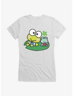 Hot Sale ⌛ Keroppi & Kokero Smiling 👧 Girls T-Shirt 🌟 -Cheap Sanrio Store 19360503 hi