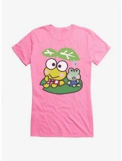 Discount 🥰 Keroppi & Kokero Water Drop 👧 Girls T-Shirt 🥰 -Cheap Sanrio Store 19360524 hi