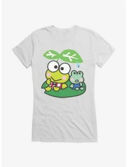 Discount 🥰 Keroppi & Kokero Water Drop 👧 Girls T-Shirt 🥰 -Cheap Sanrio Store 19360552 hi