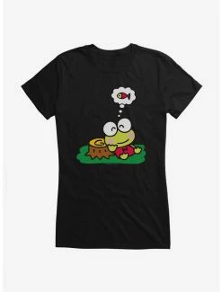 Promo 🎉 Keroppi Outdoor Thinking 👧 Girls T-Shirt 🔔 -Cheap Sanrio Store 19360559 hi