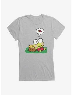 Promo 🎉 Keroppi Outdoor Thinking 👧 Girls T-Shirt 🔔 -Cheap Sanrio Store 19360580 hi