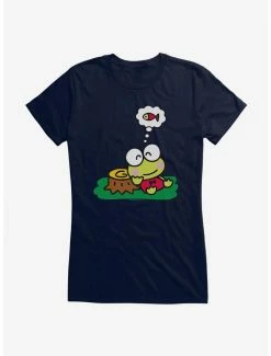 Promo 🎉 Keroppi Outdoor Thinking 👧 Girls T-Shirt 🔔 -Cheap Sanrio Store 19360594 hi