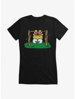 Deals 😉 Keroppi Upside Down 👧 Girls T-Shirt 🔔 -Cheap Sanrio Store 19360706 hi
