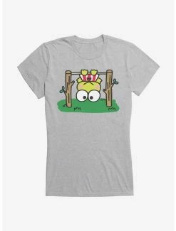Deals 😉 Keroppi Upside Down 👧 Girls T-Shirt 🔔 -Cheap Sanrio Store 19360727 hi