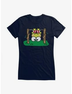 Deals 😉 Keroppi Upside Down 👧 Girls T-Shirt 🔔 -Cheap Sanrio Store 19360741 hi