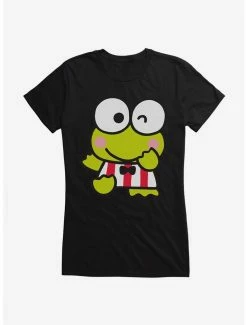 Promo 🔔 Keroppi Winking 👧 Girls T-Shirt 🎉 -Cheap Sanrio Store 19360853 hi