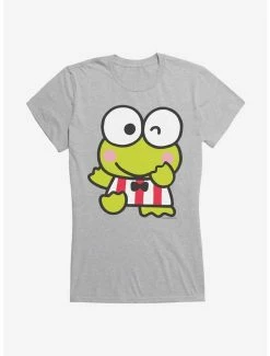 Promo 🔔 Keroppi Winking 👧 Girls T-Shirt 🎉