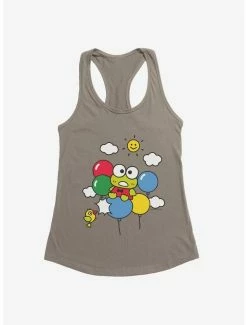Cheapest 🎁 Keroppi Balloon Escape 👧 Girls Tank 👏 -Cheap Sanrio Store 19360972 hi
