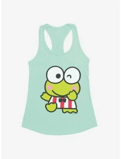 Deals 🔥 Keroppi Winking 👧 Girls Tank 🔔 -Cheap Sanrio Store 19361588 hi