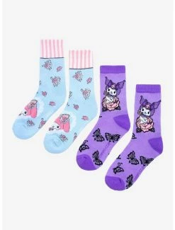 Deals 🛒 My Melody & Kuromi Roses Crew 🧦 Socks 2 Pair 🤩 7 Deals 🛒 My Melody & Kuromi Roses Crew 🧦 Socks 2 Pair 🤩 -Cheap Sanrio Store 19376818 av2