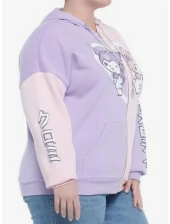 Wholesale 🔔 My Melody & Kuromi Pastel Split 👧 Girls Hoodie Plus Size ⌛ -Cheap Sanrio Store 19431469 av4