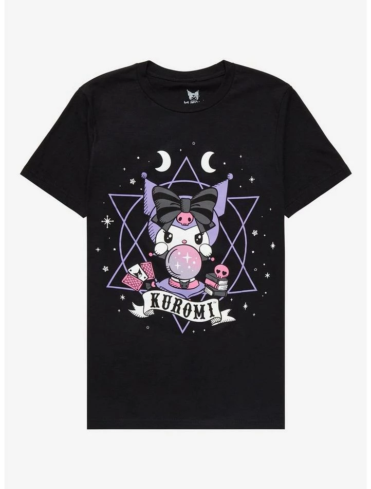 Deals ๐คฉ Kuromi Fortune Telling Boyfriend Fit ๐ง Girls T-Shirt ๐ 3 Deals ๐คฉ Kuromi Fortune Telling Boyfriend Fit ๐ง Girls T-Shirt ๐
