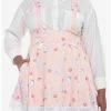 Top 10 ⭐ Cinnamoroll Strawberries Suspender 👗 Skirt Plus Size 🤩