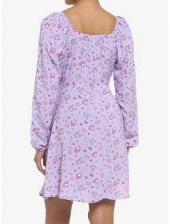 Best deal 🛒 My Melody & Kuromi Sweetheart Long-Sleeve 👗 Dress 😉 -Cheap Sanrio Store 19508170 av2